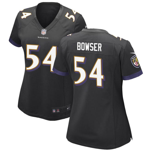 Tyus Bowser Baltimore Ravens Nike Women's Alternate Game Jersey - Black