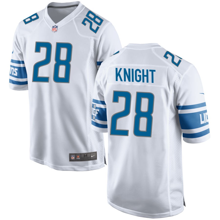 Zonovan Knight Detroit Lions Nike Game Jersey - White