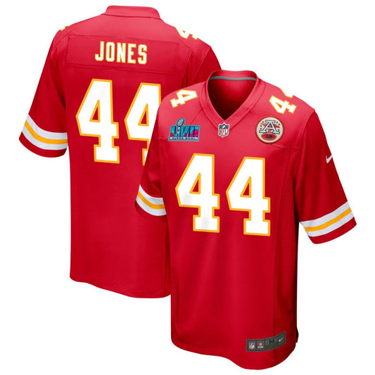 Cam Jones Kansas City Chiefs Nike Super Bowl LVII Game Jersey - Red