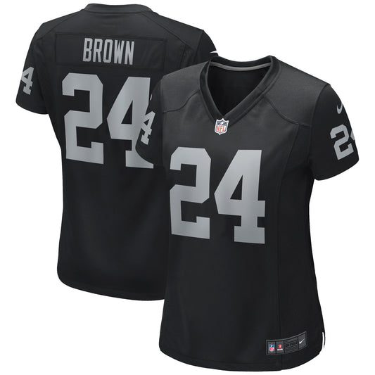 Willie Brown Las Vegas Raiders Nike Women's Game Retired Player Jersey - Black