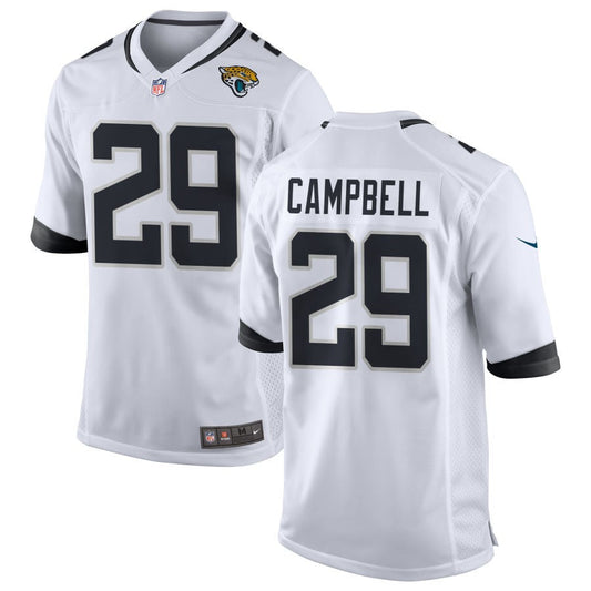 Tevaughn Campbell Jacksonville Jaguars Nike Game Jersey - White