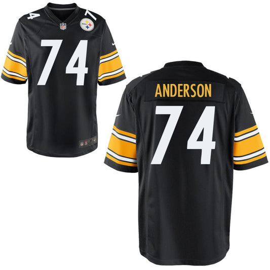 Spencer Anderson Pittsburgh Steelers Nike Youth Game Jersey - Black