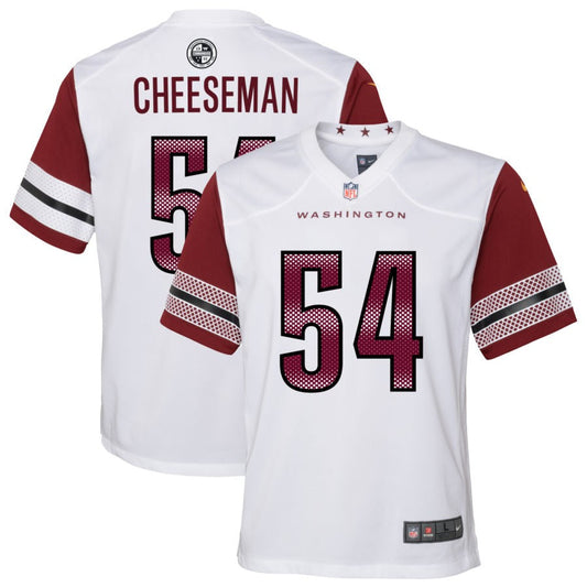 Camaron Cheeseman Washington Commanders Nike Youth Game Player Jersey - White