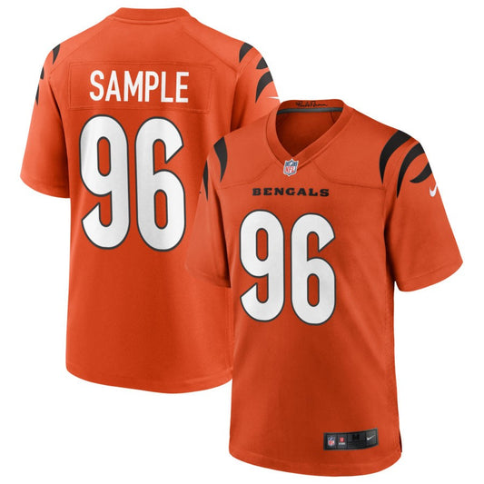 Cam Sample Cincinnati Bengals Nike Alternate Game Jersey - Orange