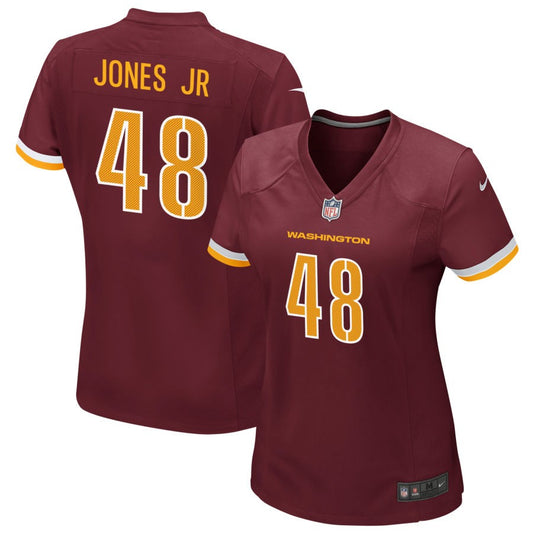 Andre Jones Jr Washington Commanders Nike Women's Game Player Jersey - Burgundy