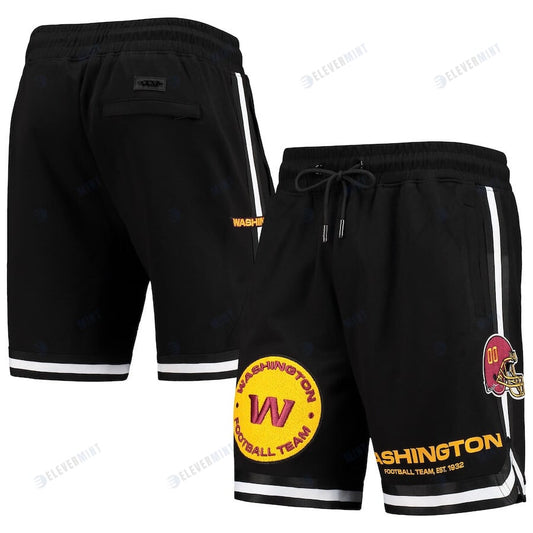 Washington Commanders Team Standard Core Logo Shorts - Black