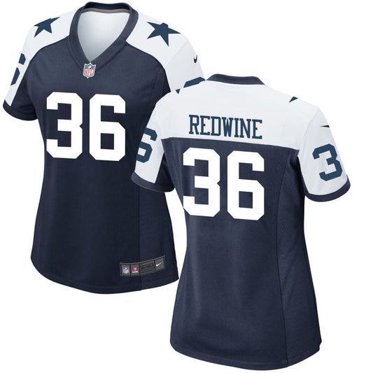 Sheldrick Redwine Dallas Cowboys Nike Women's Alternate Game Jersey - Navy