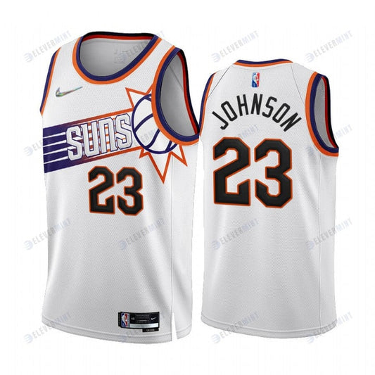 Cameron Johnson 23 Phoenix Suns 2022-23 White Association Edition Jersey NBA 75th