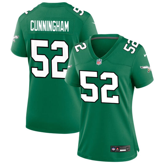 Zach Cunningham Philadelphia Eagles Nike Women's Alternate Game Jersey - Kelly Green