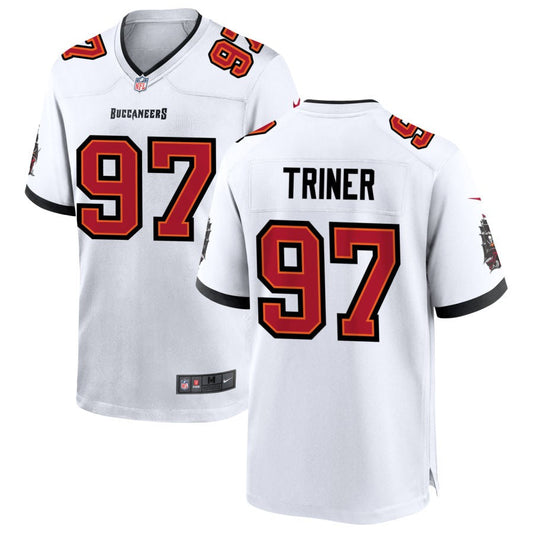 Zach Triner Nike Tampa Bay Buccaneers Game Jersey - White