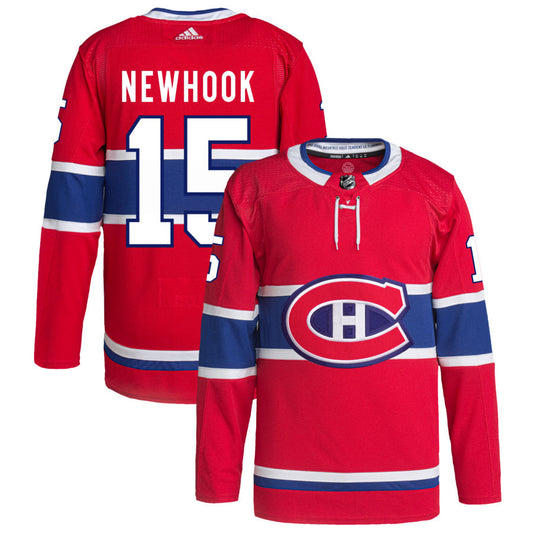 Alex Newhook Montreal Canadiens adidas Home Primegreen Authentic Pro Jersey - Red