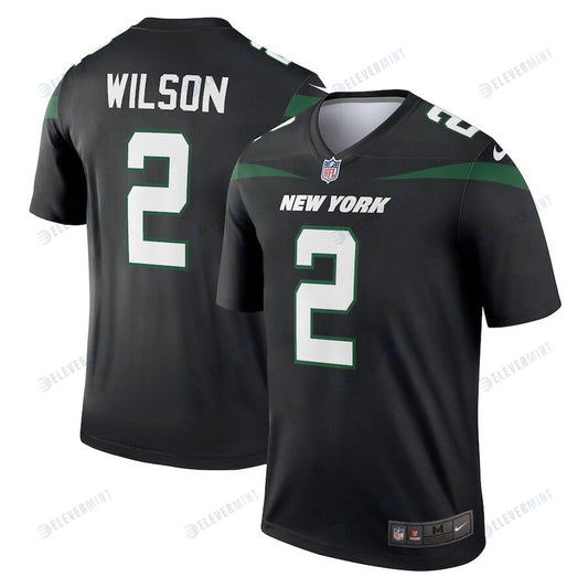 Zach Wilson 2 New York Jets Men Legend Jersey - Black