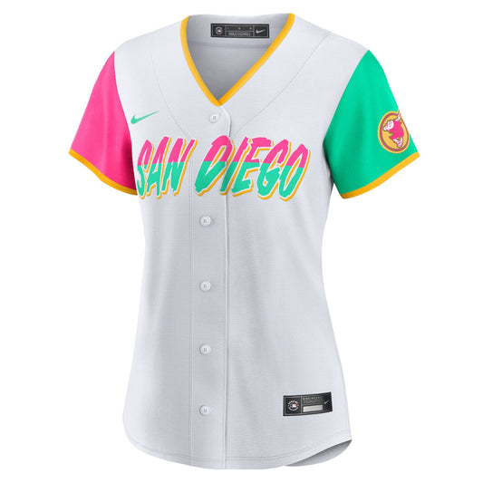 Women's Fernando Tatis Jr. Nike Padres 2022 City Connect Replica Jersey - White