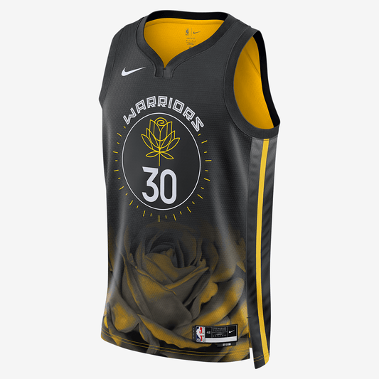 Stephen Curry Golden State Warriors City Edition Nike Dri-FIT NBA Swingman Jersey - Black