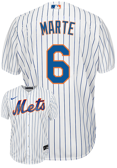 Starling Marte Jersey - NY Mets Replica Adult Home Jersey