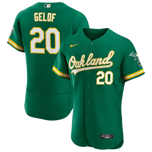 Zack Gelof Oakland Athletics Nike Alternate Authentic Jersey - Kelly Green