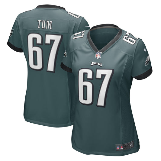 Cameron Tom Philadelphia Eagles Nike Women's Game Player Jersey - Midnight Green