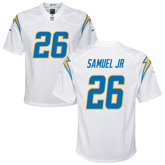 Asante Samuel Jr Los Angeles Chargers Nike Youth Game Jersey - White