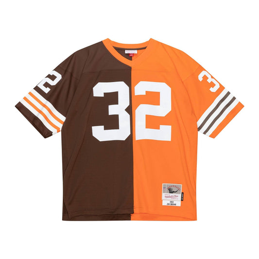 Split Legacy Jim Brown Cleveland Browns 1963 Jersey