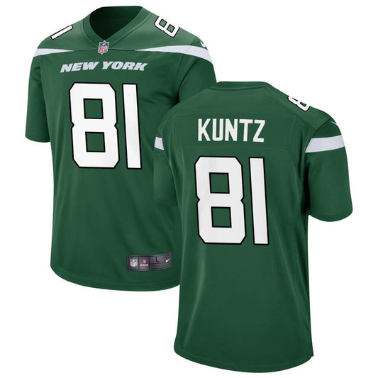 Zack Kuntz New York Jets Nike Game Jersey - Gotham Green