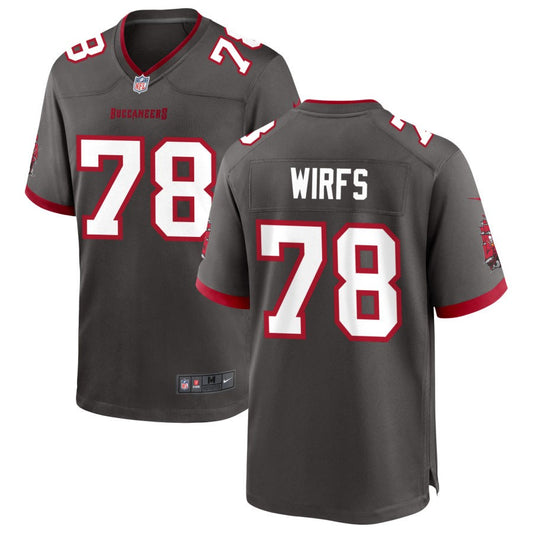 Tristan Wirfs Tampa Bay Buccaneers Nike Alternate Game Jersey - Pewter