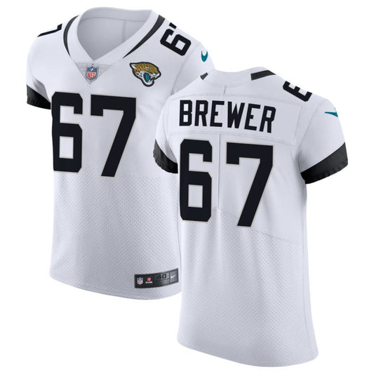 Chandler Brewer Jacksonville Jaguars Nike Vapor Untouchable Elite Jersey - White