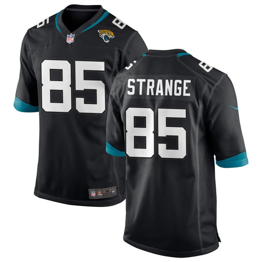 Brenton Strange Jacksonville Jaguars Nike Game Jersey - Black