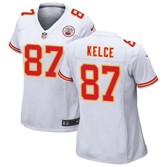 Travis Kelce Kansas City Chiefs Nike Women's Game Jersey - White