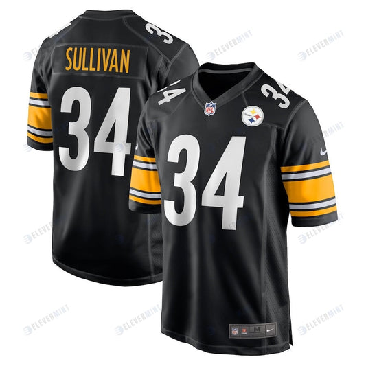 Chandon Sullivan 34 Pittsburgh Steelers Men Game Jersey - Black