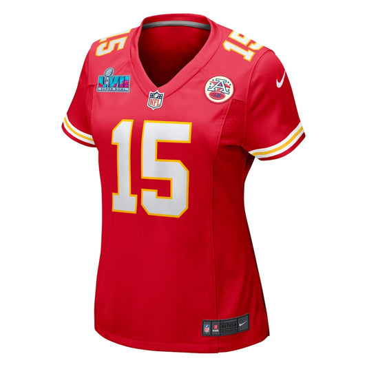 Women's Patrick Mahomes Nike Chiefs Super Bowl LVII Patch Game Jersey - Red