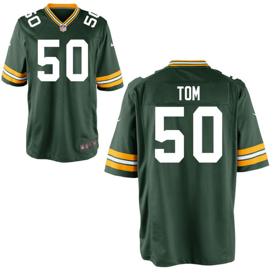 Zach Tom Green Bay Packers Nike Youth Game Jersey - Green