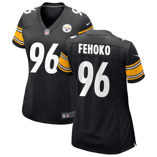 Breiden Fehoko Pittsburgh Steelers Nike Women's Game Jersey - Black