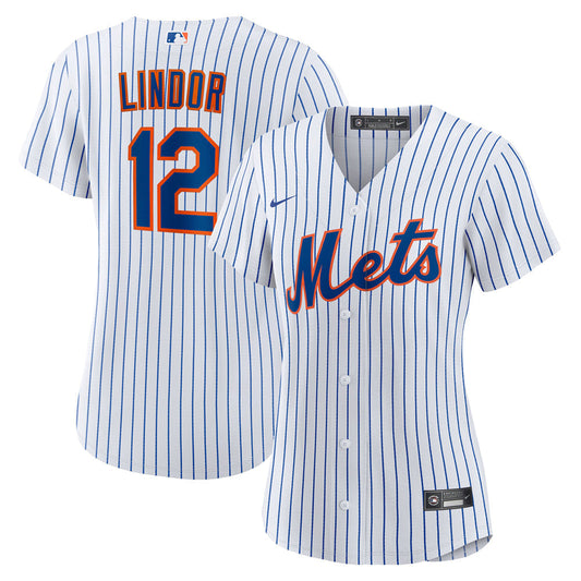 Women's New York Mets Francisco Lindor Home Player Jersey - White