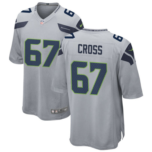 Charles Cross Seattle Seahawks Nike Youth Game Jersey - Gray