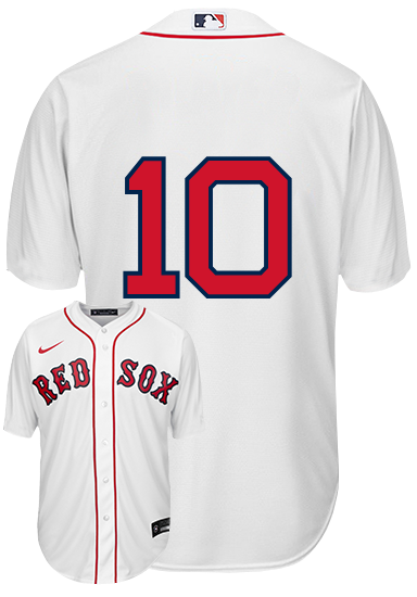 Trevor Story No Name Jersey - Boston Red Sox Number Only Replica Jersey