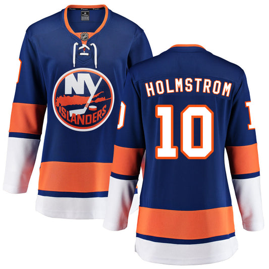 Simon Holmstrom New York Islanders Fanatics Branded Women's Home Breakaway Jersey - Blue