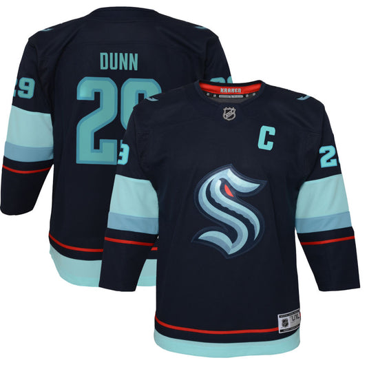 Vince Dunn Seattle Kraken Youth Home Premier Jersey - Navy