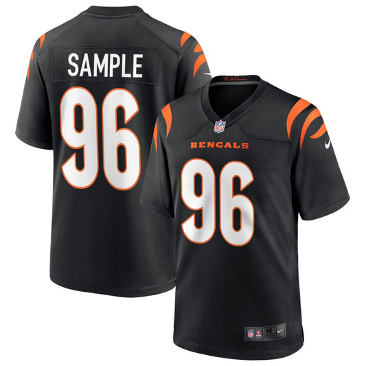 Cam Sample Cincinnati Bengals Nike Game Jersey - Black